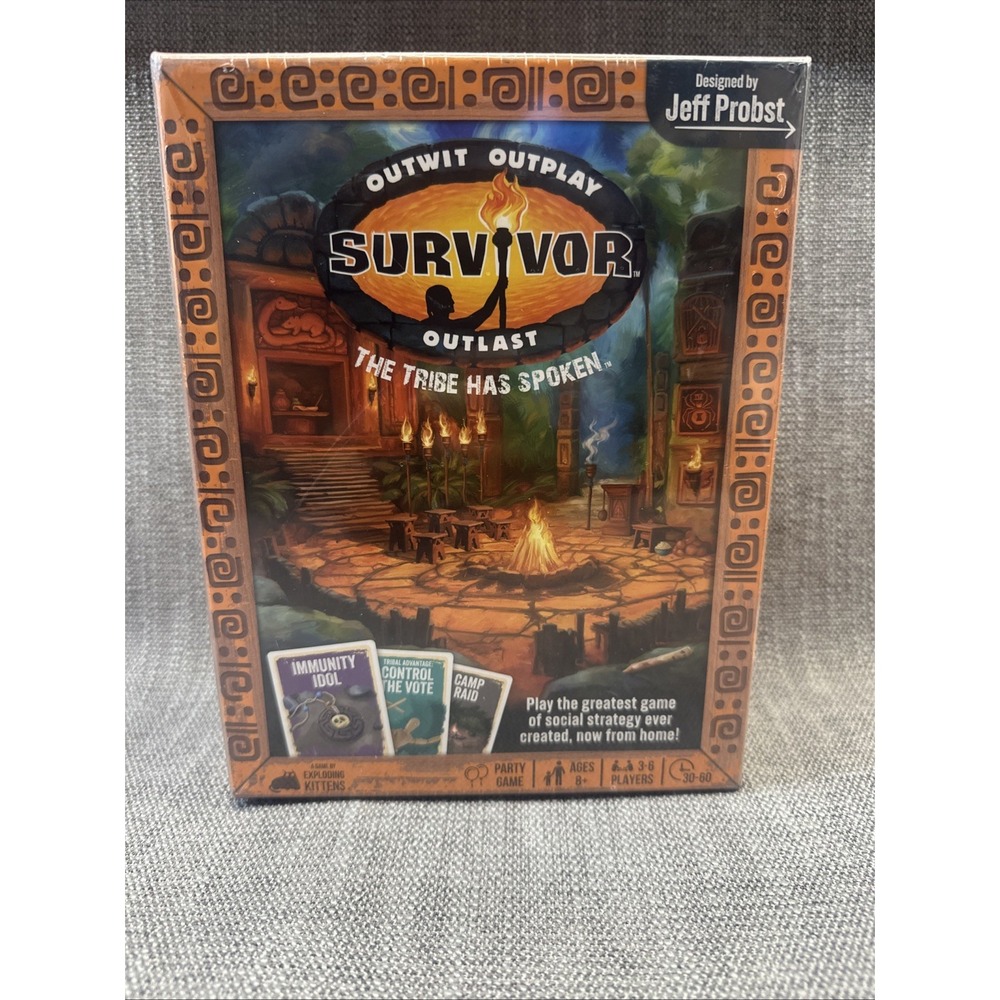 Survivor: The Tribe Has Spoken Official Card Game Outwit Outplay Outlast NEW